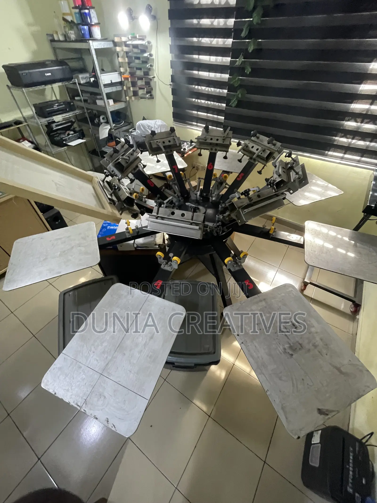 Printing Station 8 Color 8 Pallets