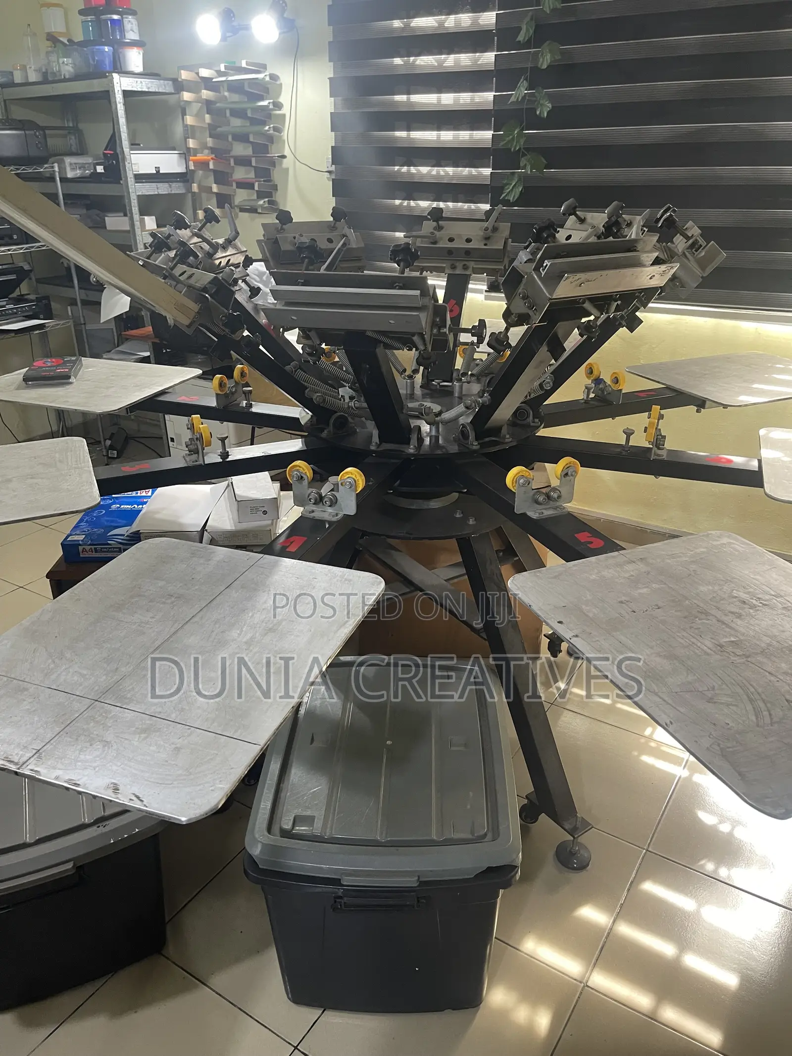 Printing Station 8 Color 8 Pallets