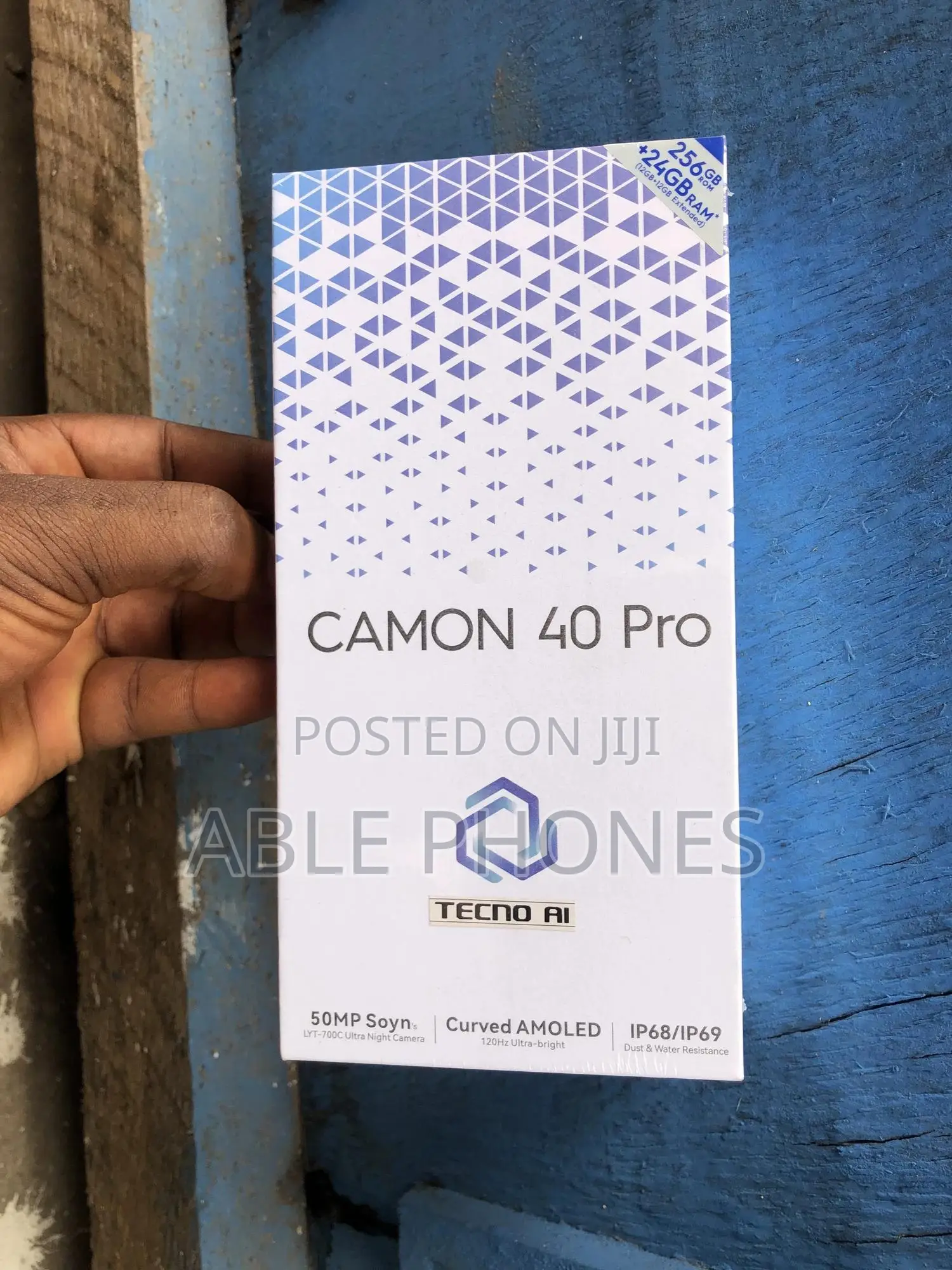 New Tecno Camon 40 Pro 5G 256 GB Black