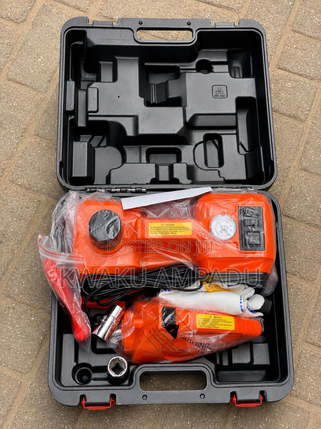 Electric Hydraulic Car Jack Kit 5 in 1