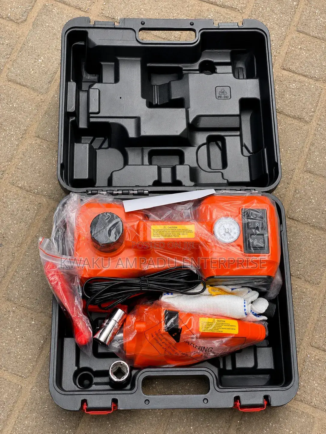 Electric Hydraulic Car Jack Kit 5 in 1