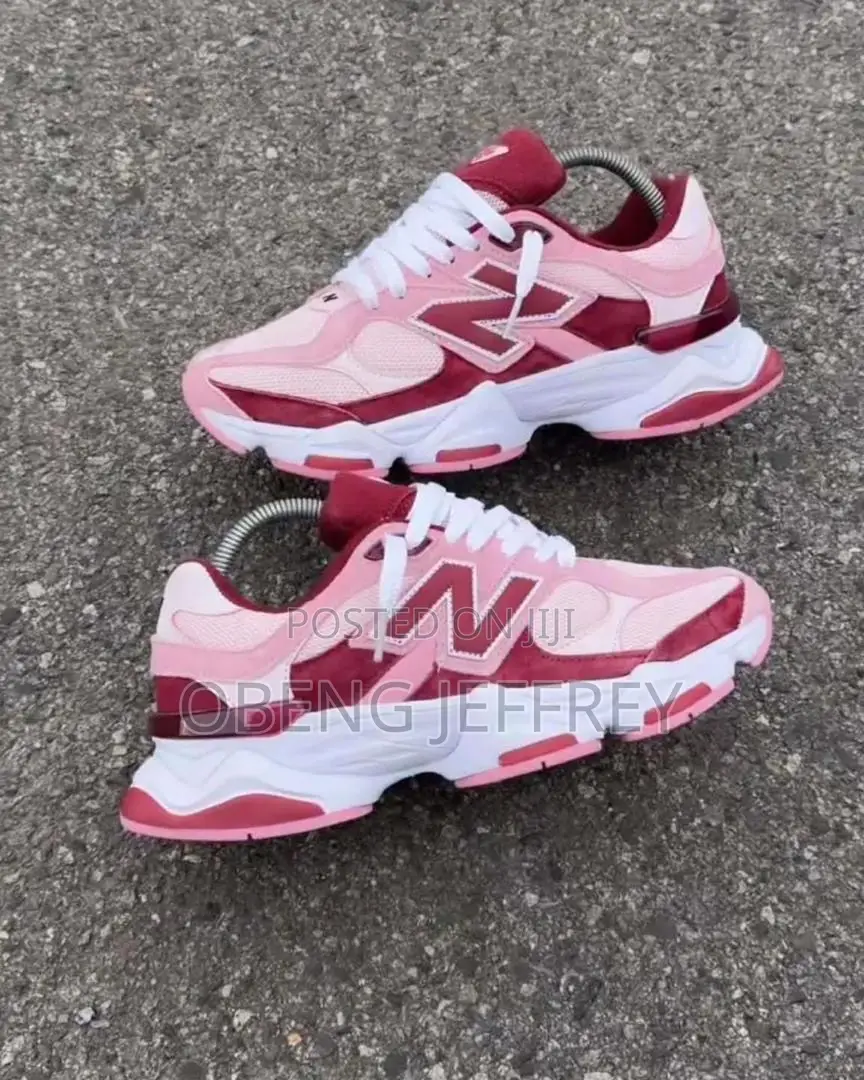 Original New Balance 9060 Distinct Pink Burgundy