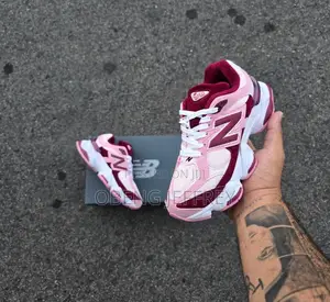 Original New Balance 9060 Distinct Pink Burgundy