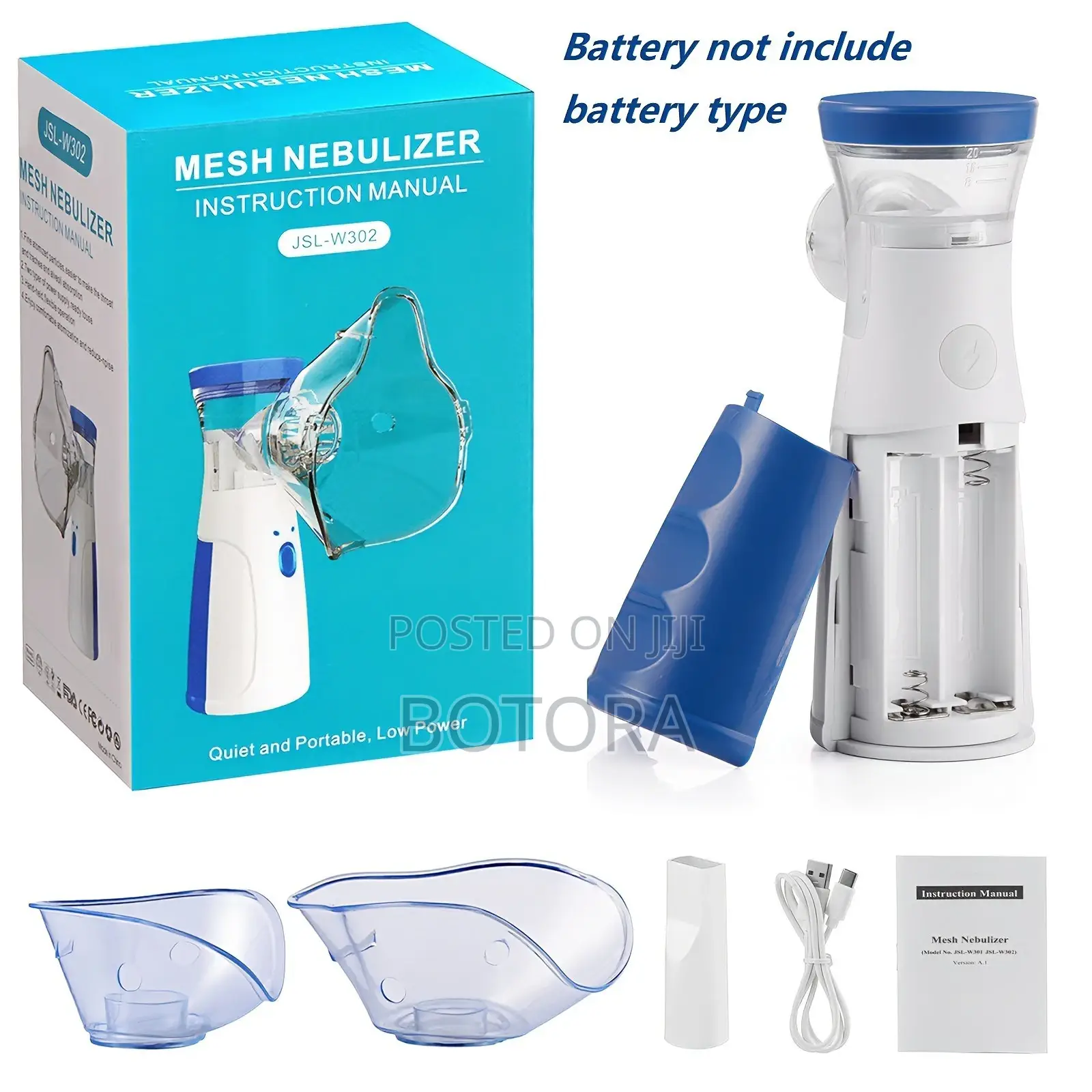 Portable Mesh Nebulizer for Adults Children – Respiratory Inhaler