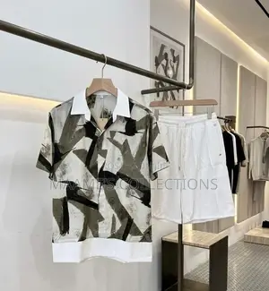 Perfect-Man Kaftan Top and Down Shorts