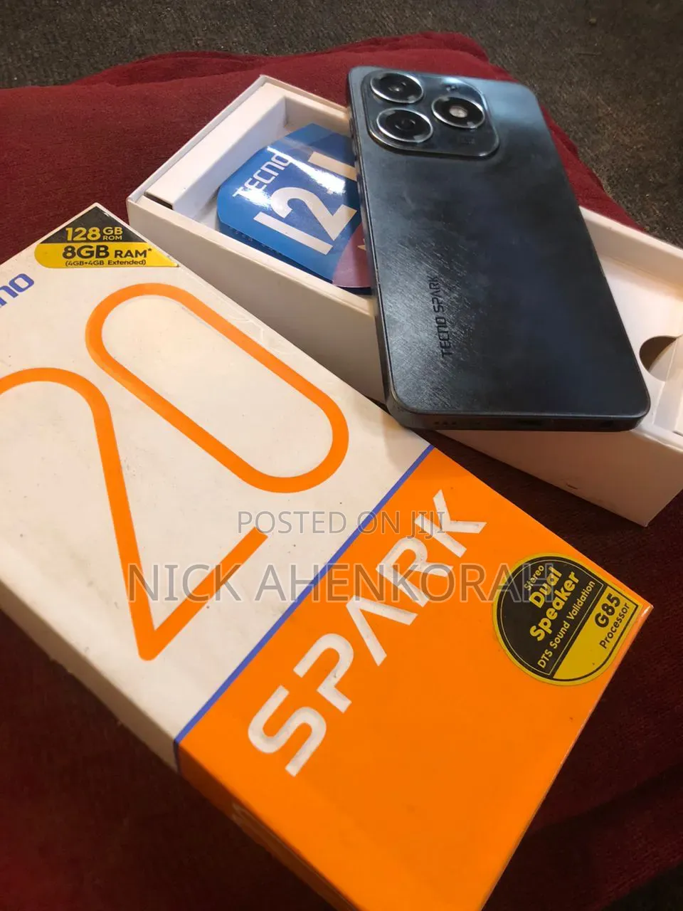New Tecno Spark 20 128 GB Gray