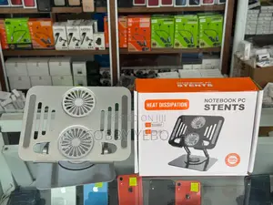 Laptop Stand Heat Resistant With Inbuilt Cooling Fan