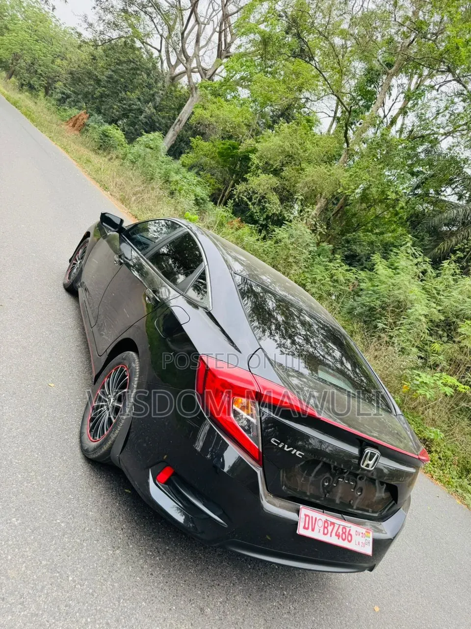 Honda Civic LX 2dr Coupe (2.0L 4cyl) 2016 Black