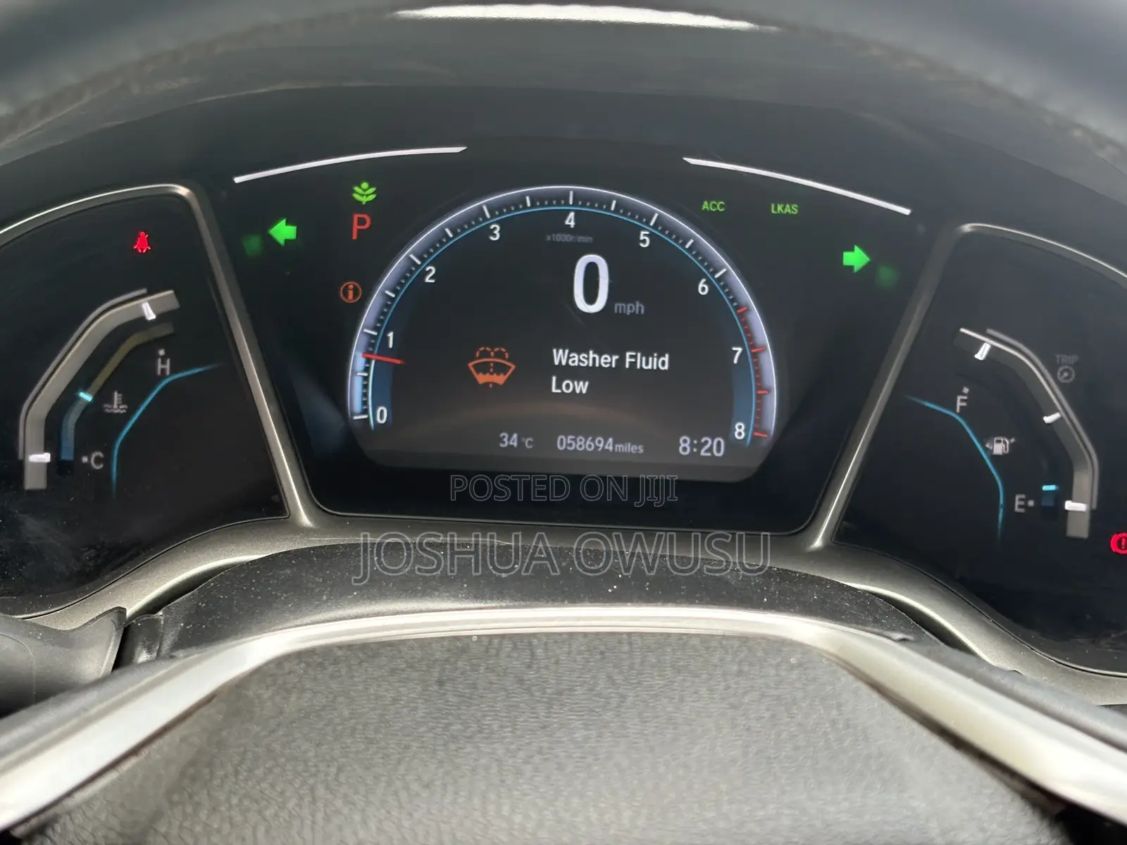 Honda Civic Touring Sedan 2020 Blue