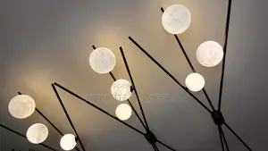 Tripod Floor Lamp + Free 3 Color G9 Bulbs