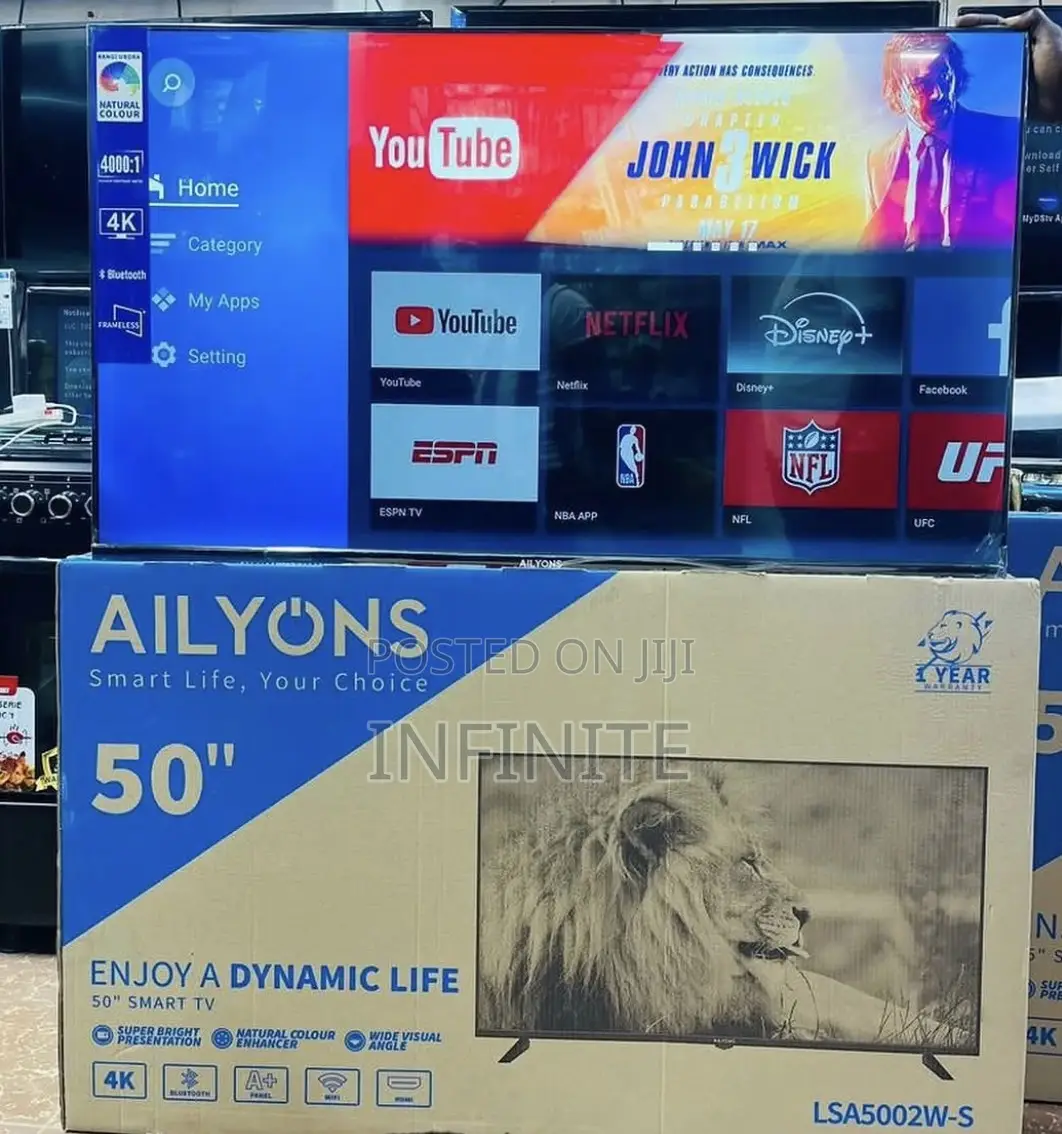 50 Inch Ailyons Smart Tv