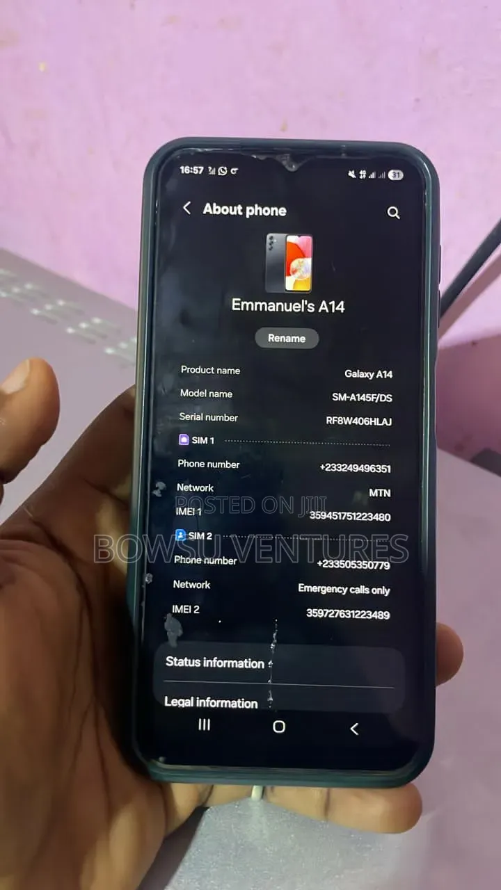 Samsung Galaxy A14 5G 64 GB Black