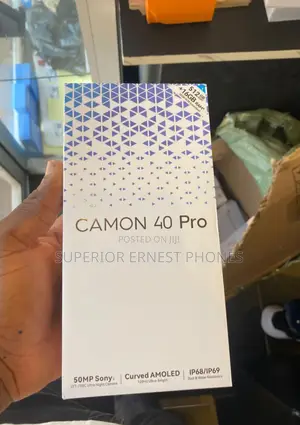 New Tecno Camon 40 Pro 5G 256 GB Black