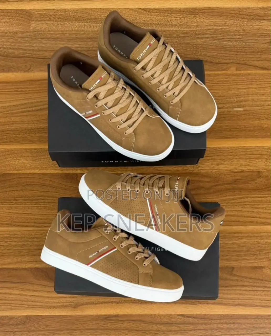 Tommy Hilfiger Suede Driftwood Taupe