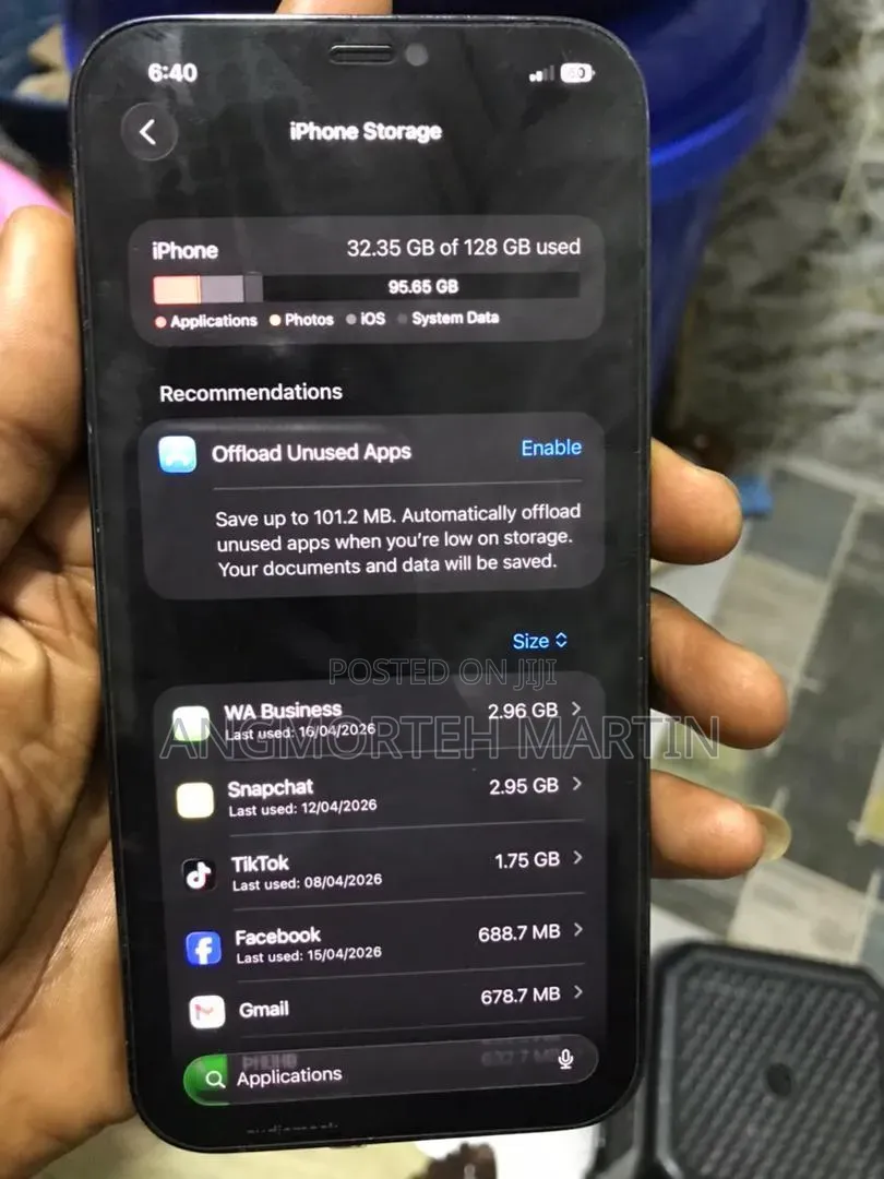 New Apple iPhone 12 Pro Max 128 GB Blue