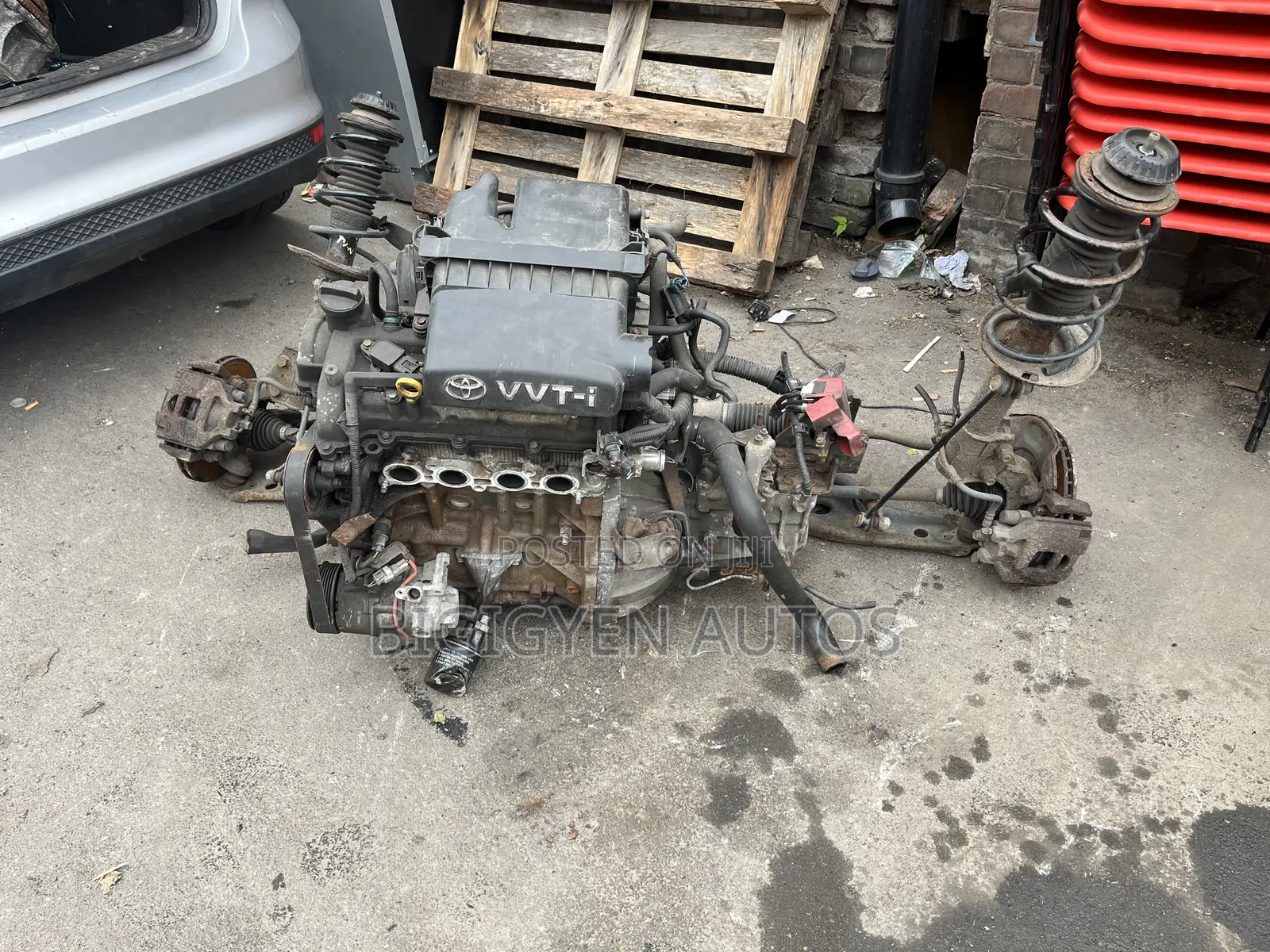 Toyota Yaris Corolla Engine Gearbox With Wires Control Board.