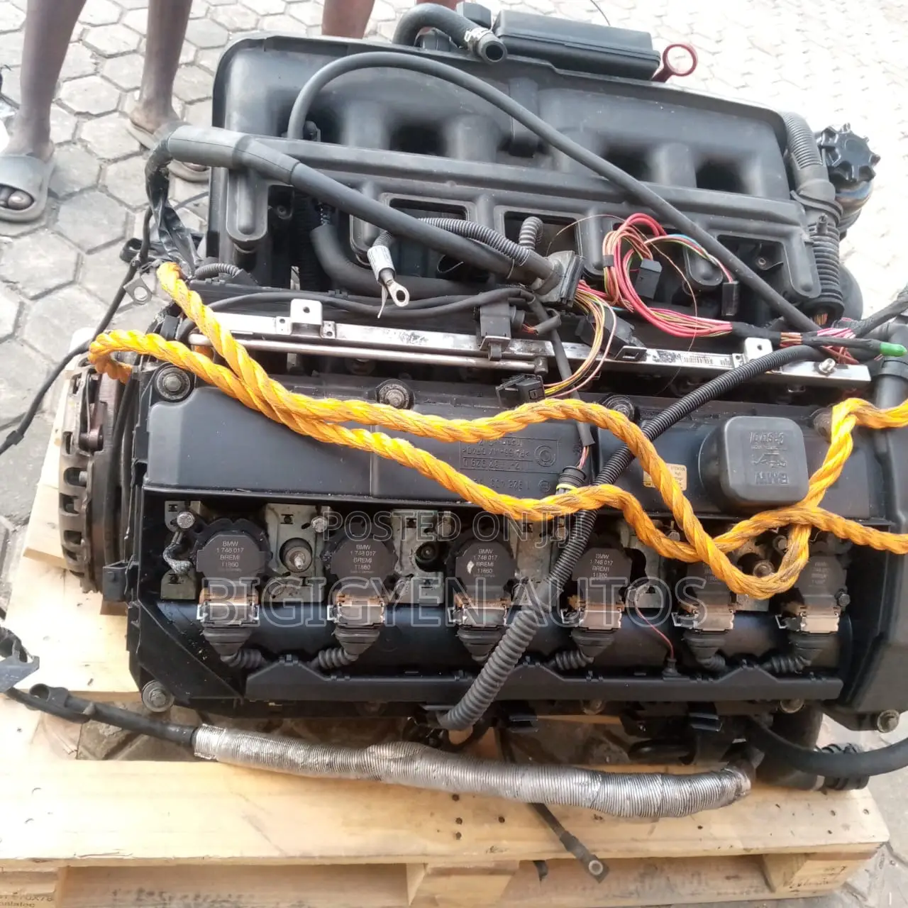 Bmw M54 2.2, 2.5 And 3.0 Engine With Wires And Control Board