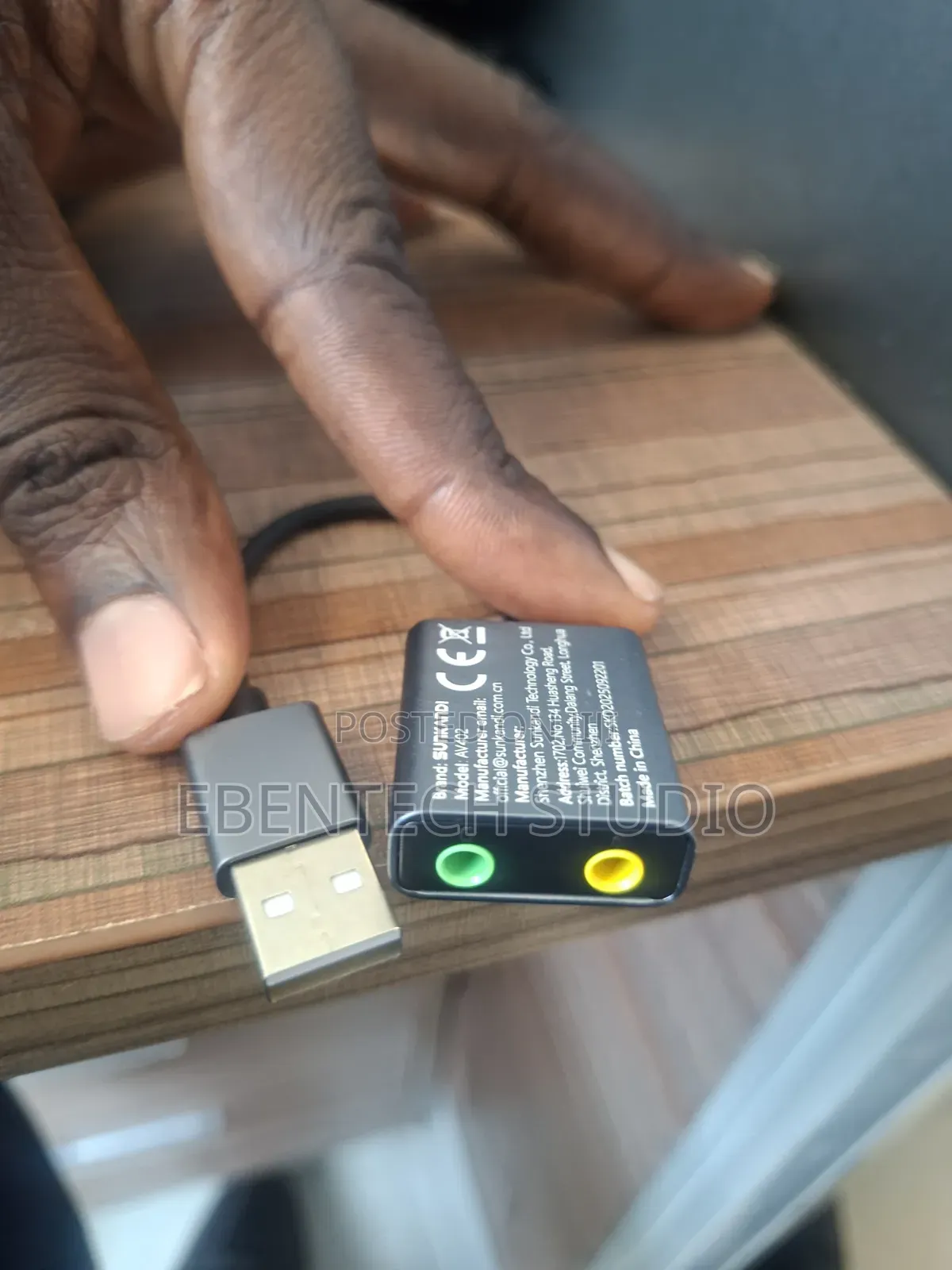 Usb Sound Card Microphone and Headphone