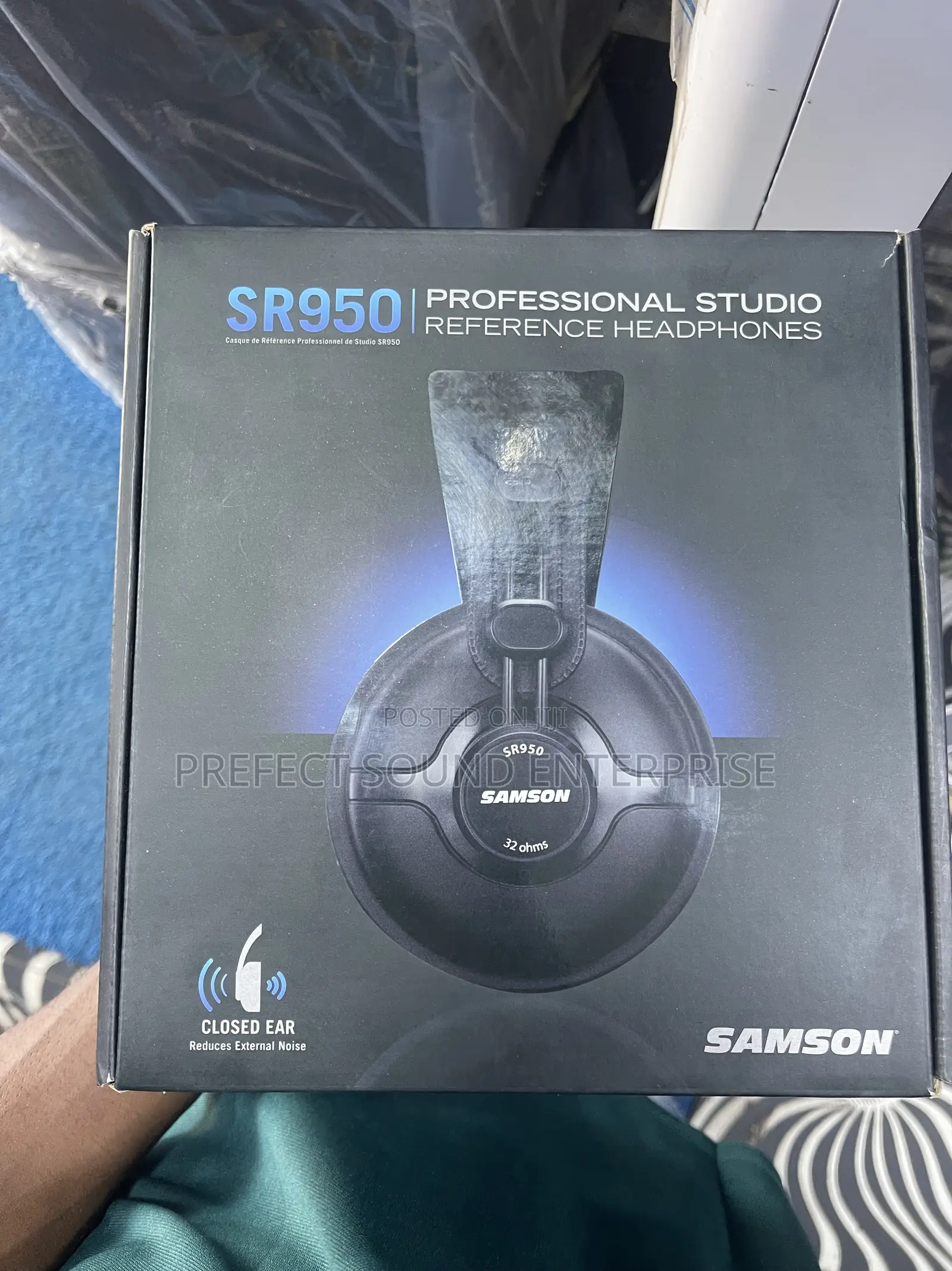 Samson Sr950 Closed-back Professional Studio Monitoring Headphones