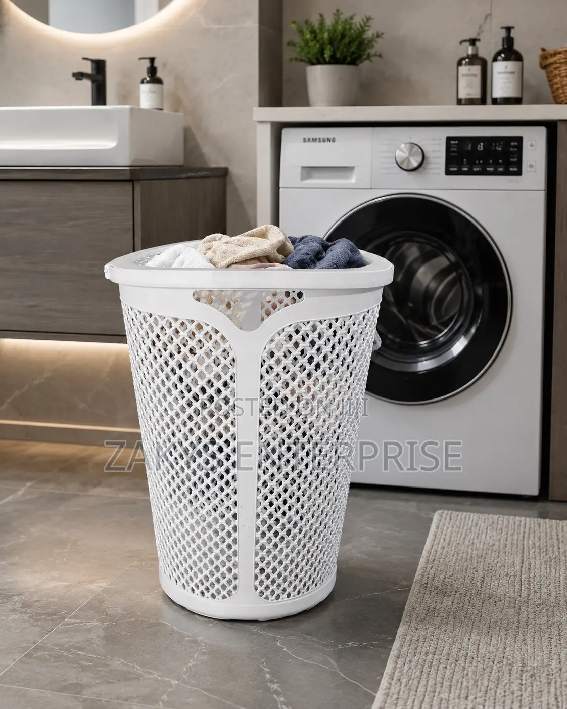 Laundry Basket With Lid