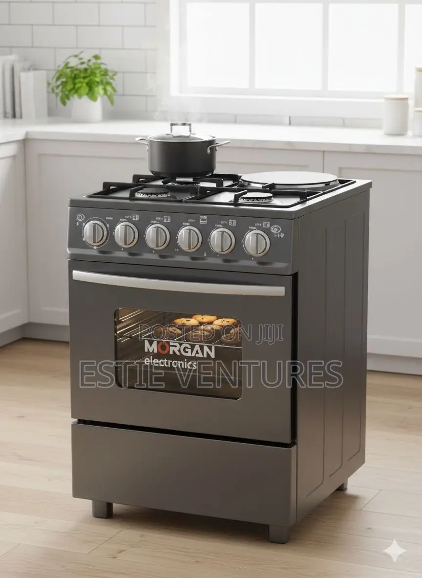 Kitchen Stove With a Built-in Oven