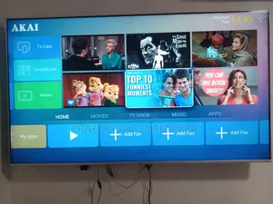 Akai 65" Smart Android Tv Big Screen for Big World Cup With Bluetooth
