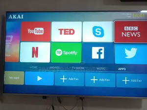 Akai 65" Smart Android Tv Big Screen for Big World Cup With Bluetooth