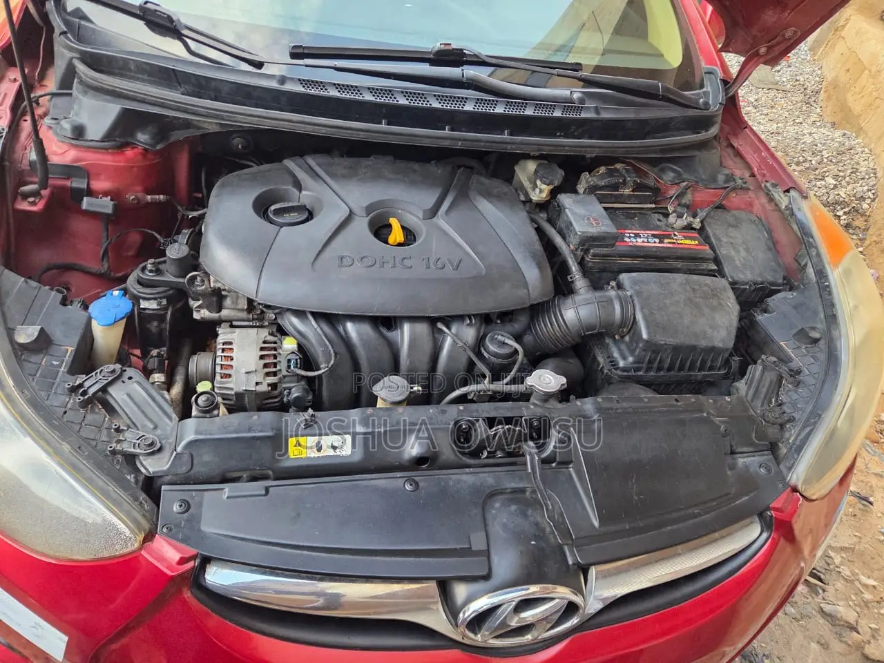 Hyundai Elantra GLS Sedan FWD (1.8L 4cyl 6A) 2013 Red