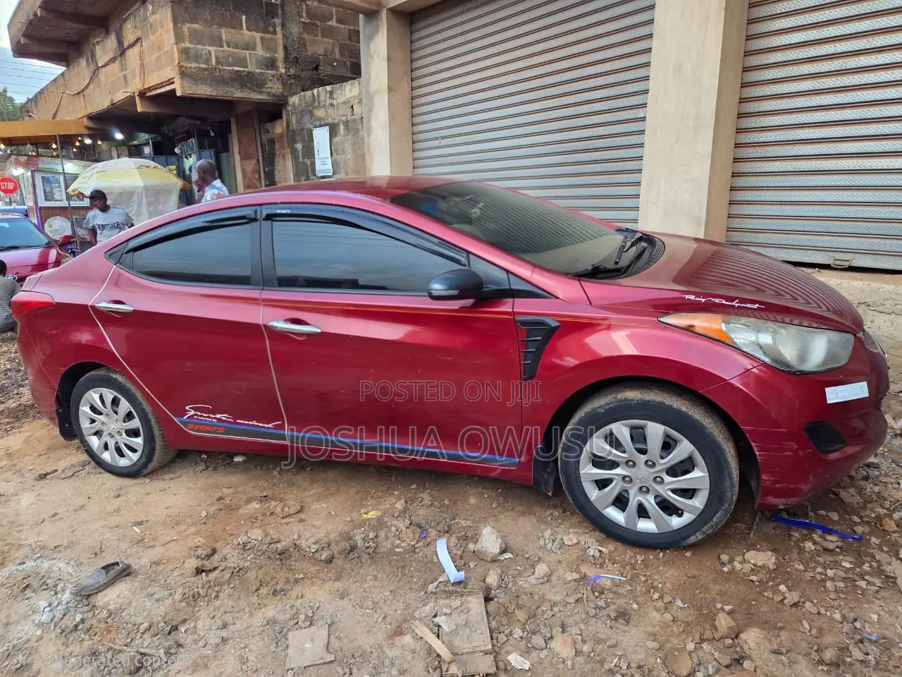 Hyundai Elantra GLS Sedan FWD (1.8L 4cyl 6A) 2013 Red
