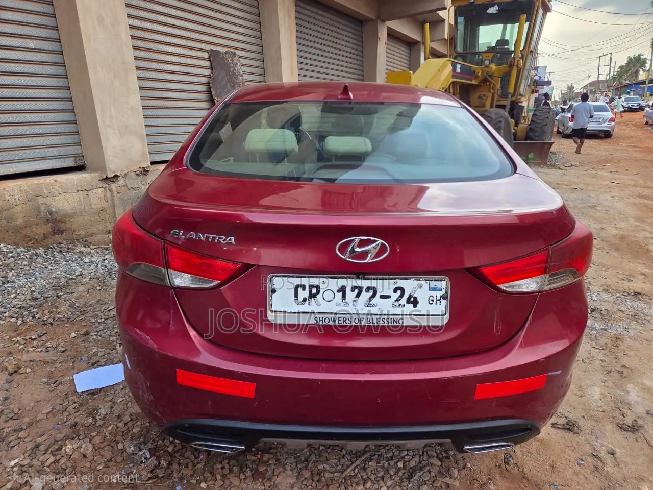 Hyundai Elantra GLS Sedan FWD (1.8L 4cyl 6A) 2013 Red