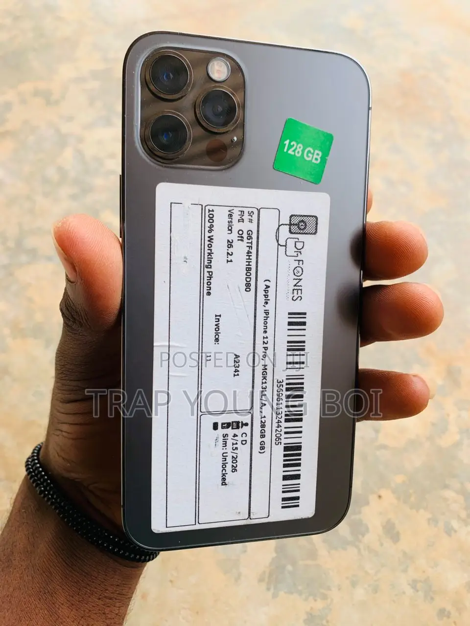 New Apple iPhone 12 Pro 128 GB Black