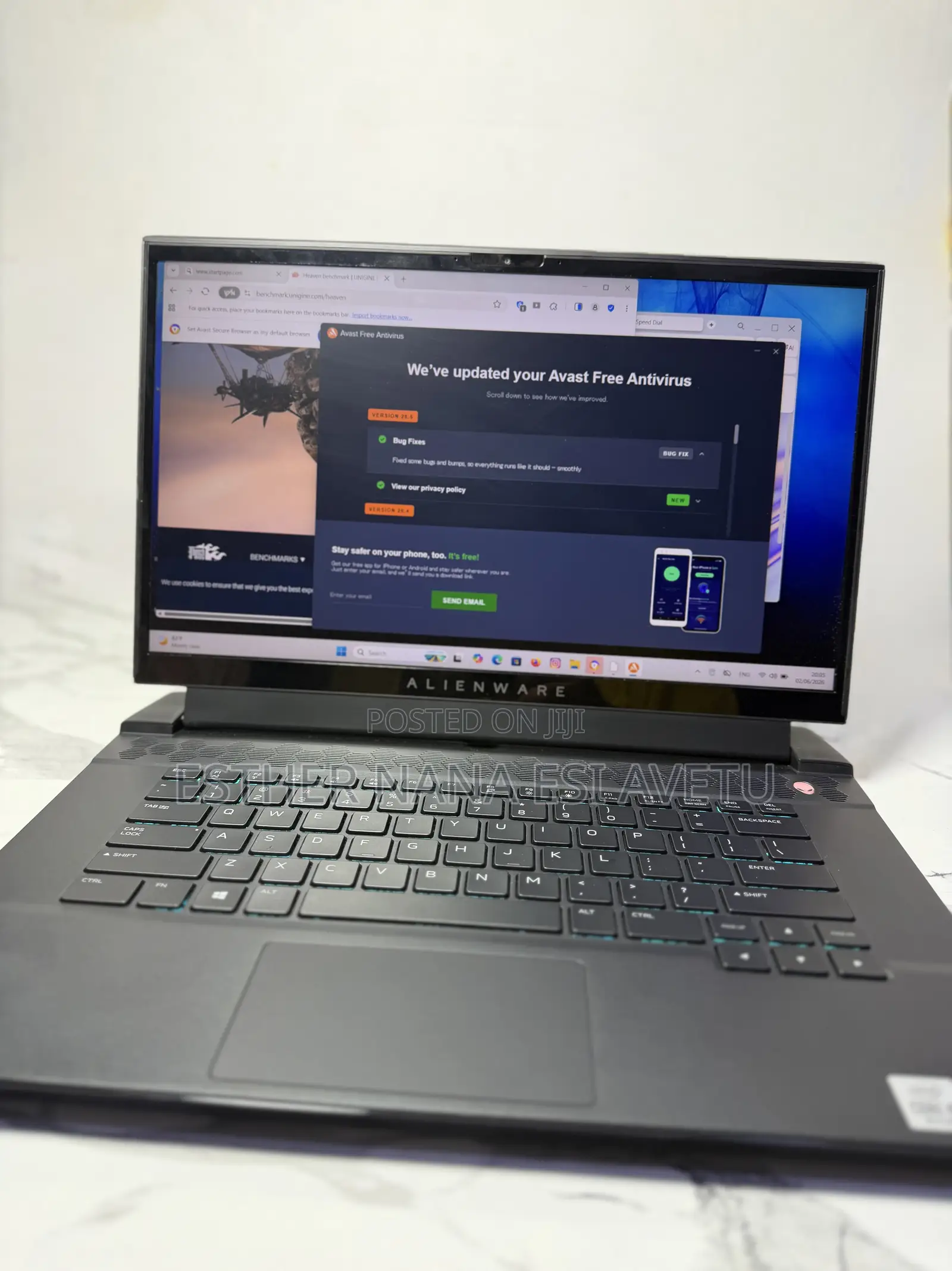 Laptop Alienware M15 r3 32GB Intel Core i9 SSD 1T