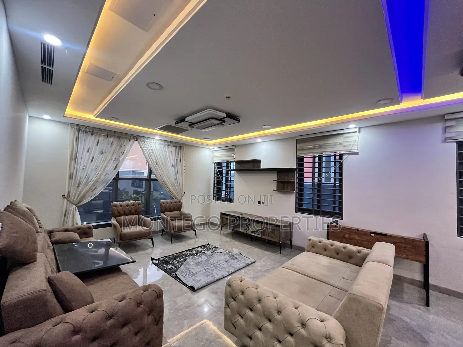 Furnished 4bdrm House in East Airport, Tseaddo for rent