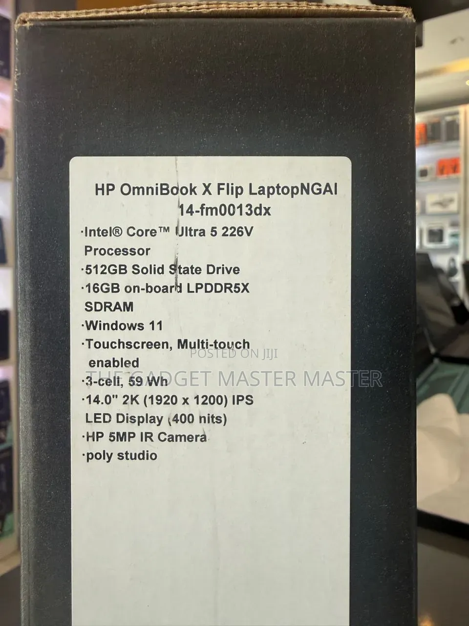 New Laptop HP OmniBook X Flip 14" 16GB Intel Core Ultra 5 SSD 512GB