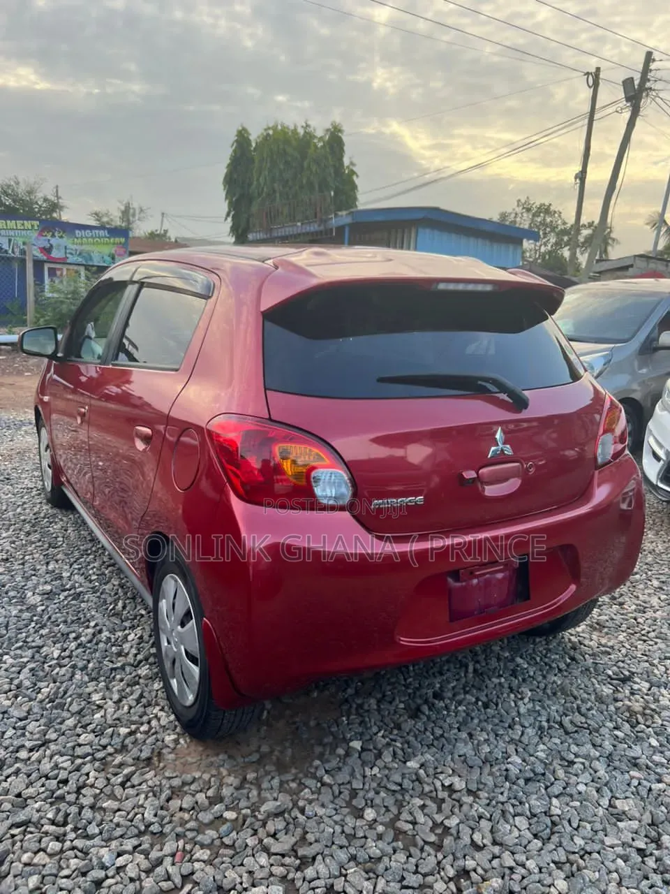 Mitsubishi Mirage DE 4dr Hatchback (1.2L 3cyl CVT) 2014 Red