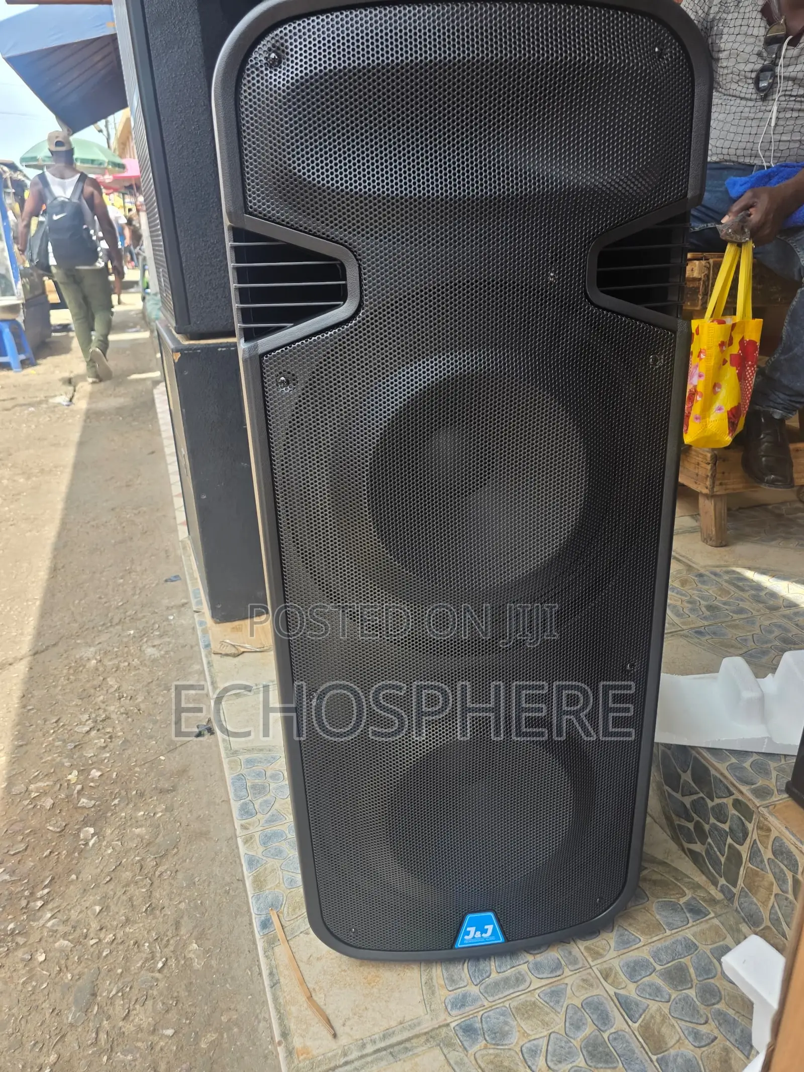 J J 15" Double Rechargeable Speaker