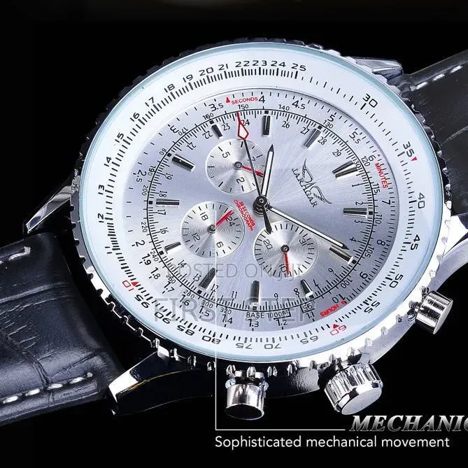 Forsining Luxury Skeleton Automatic Watch - Bold 50mm Large Dial