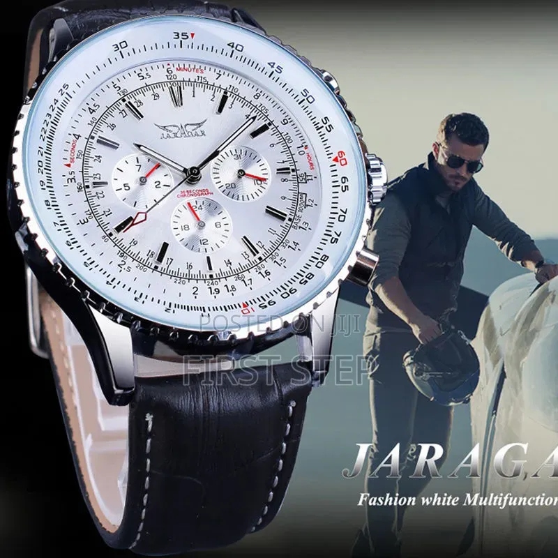 Forsining Luxury Skeleton Automatic Watch - Bold 50mm Large Dial