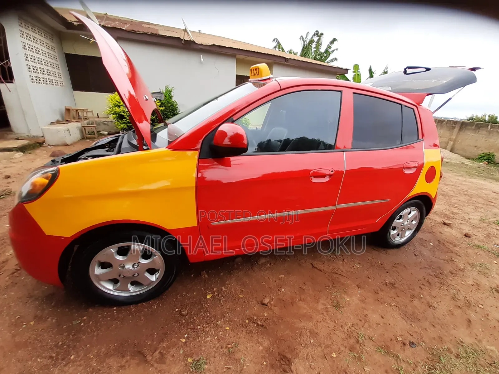 Kia Morning 2010 Red