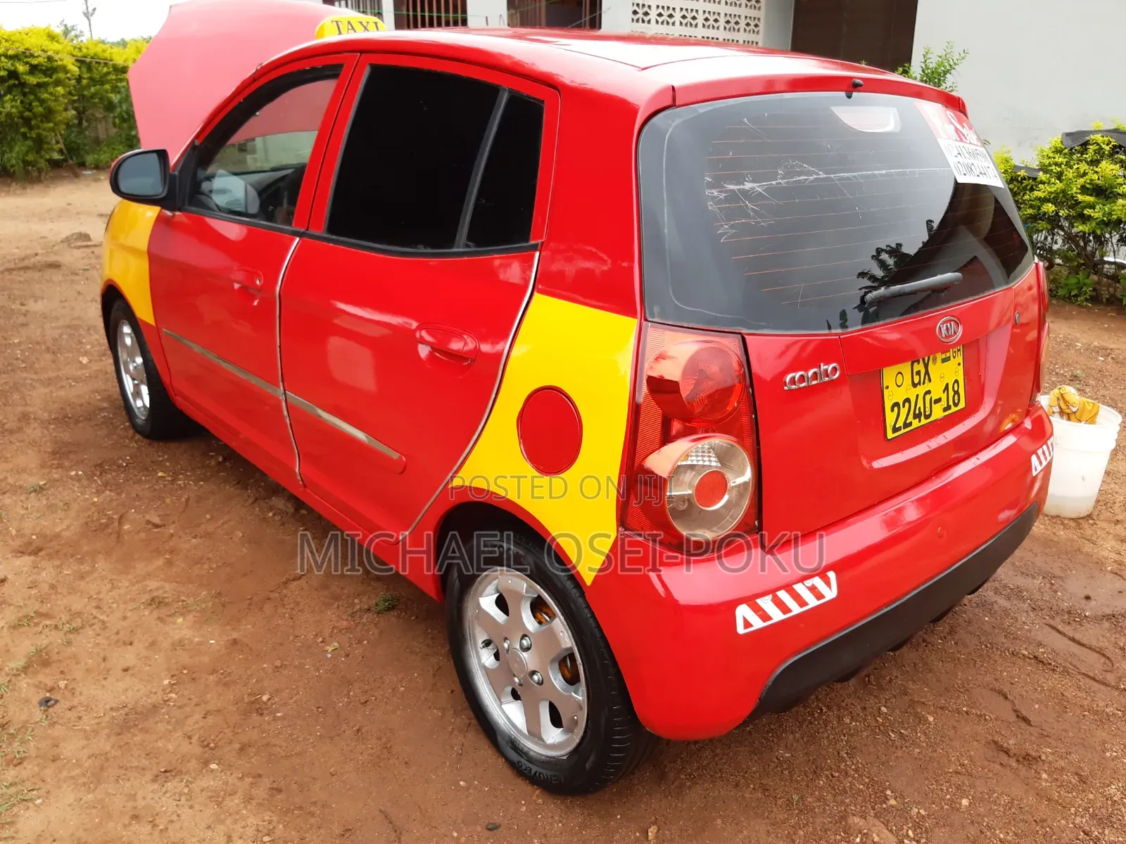 Kia Morning 2010 Red