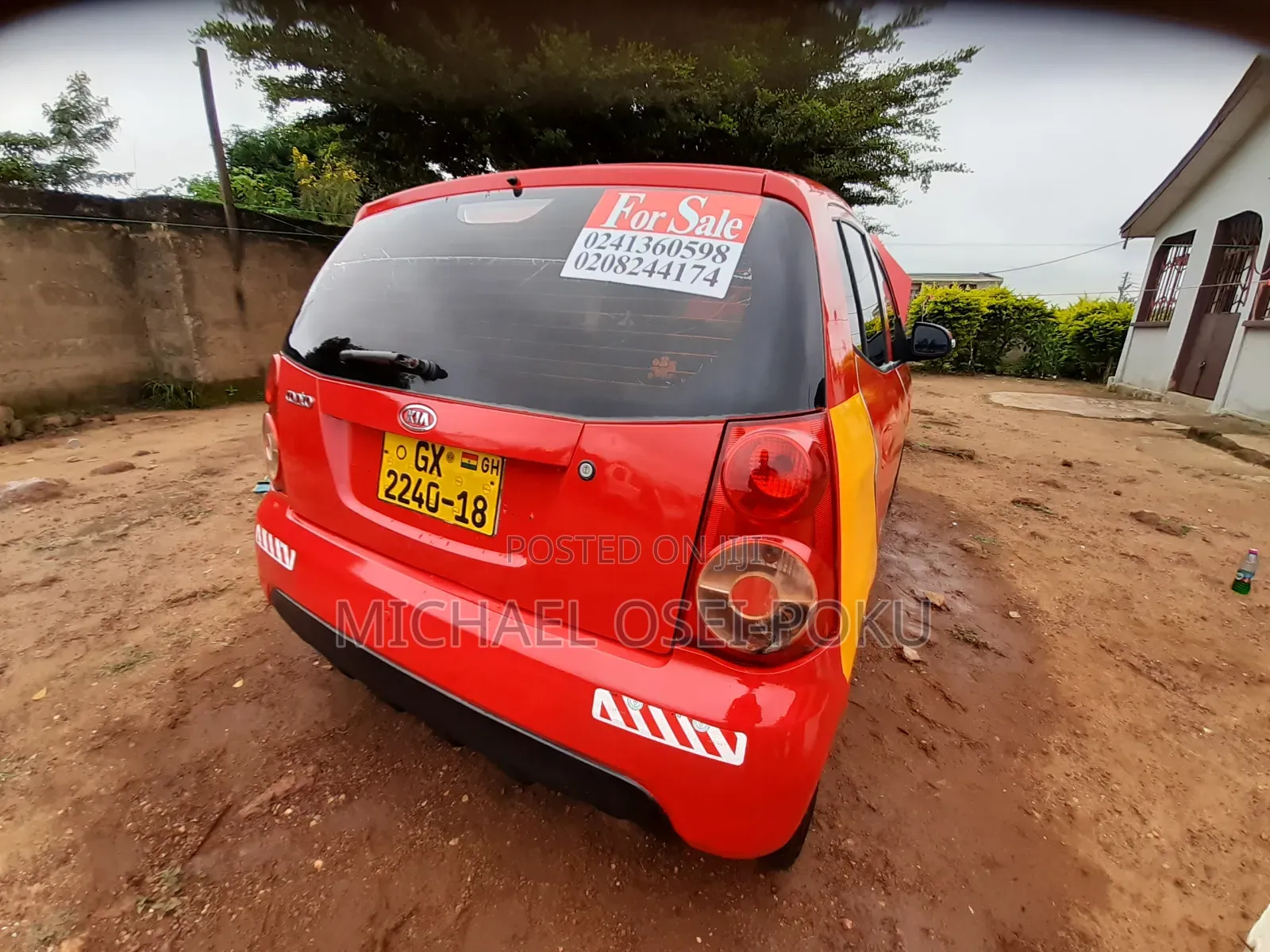 Kia Morning 2010 Red