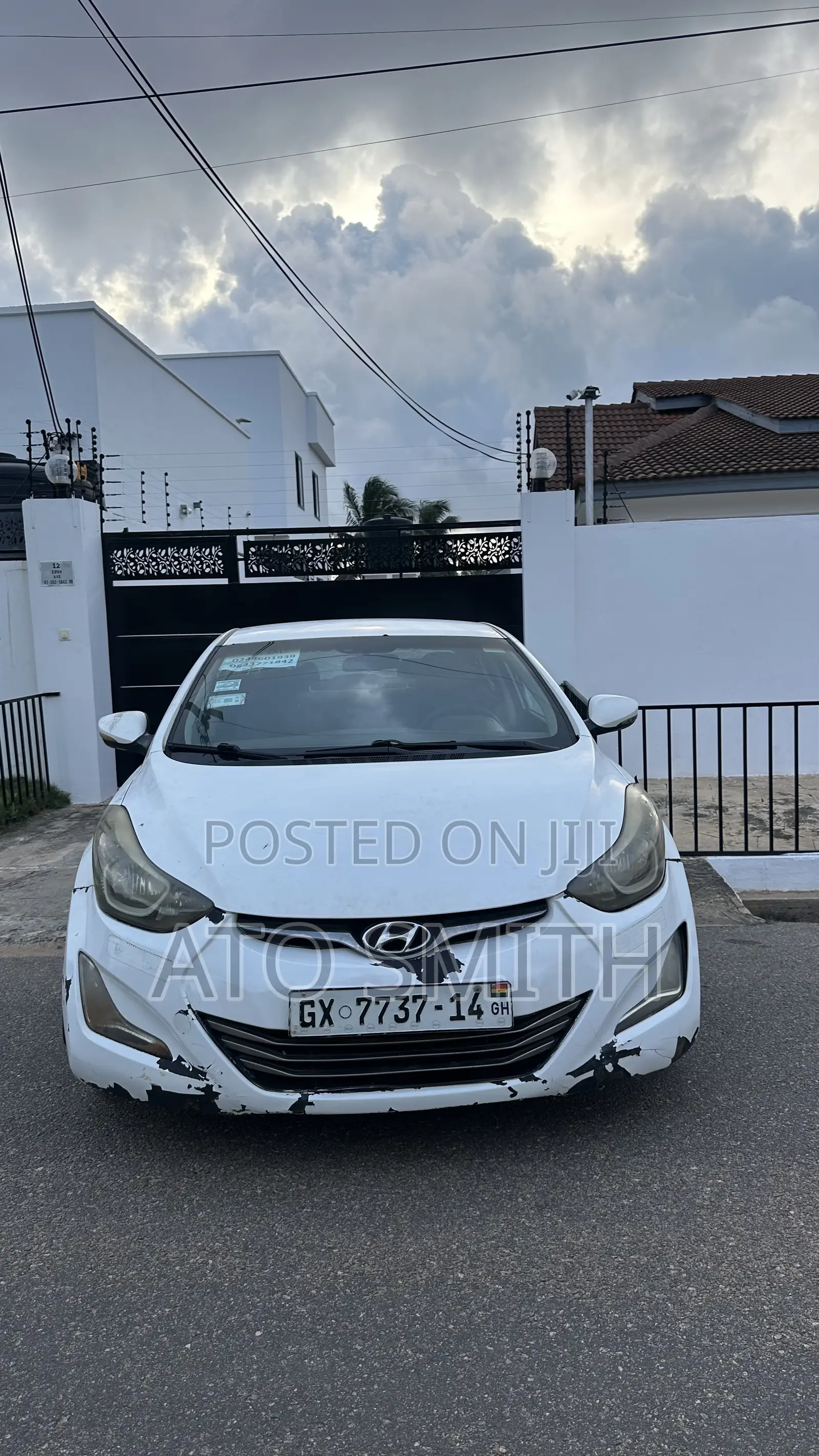 Hyundai Elantra 2014 White