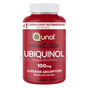 Qunol Mega Coq10 – Ubiquinol, 100 Mg, 120 Count