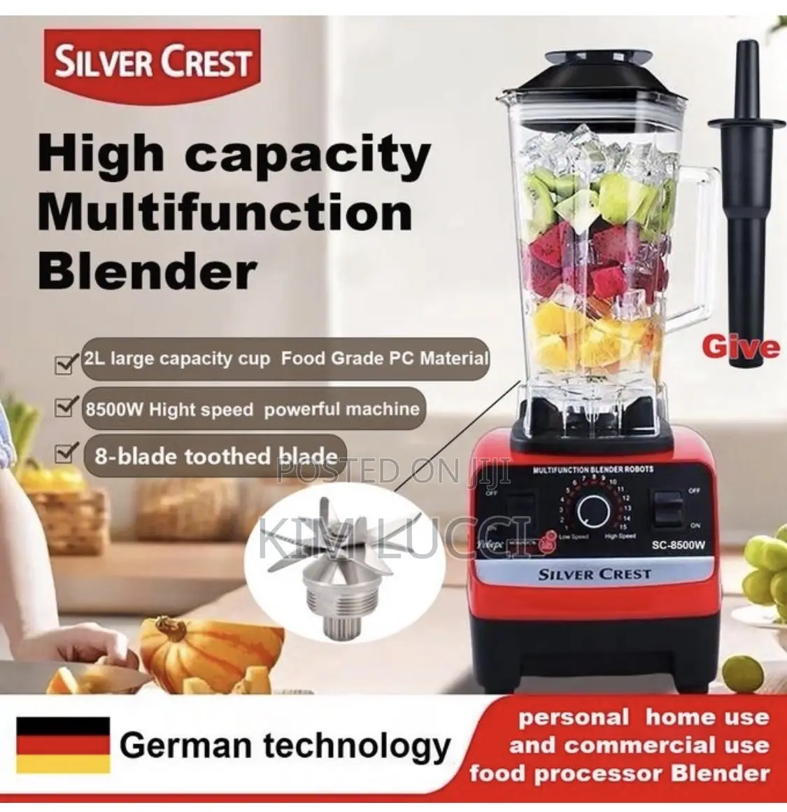 2l Multifunctional Blender