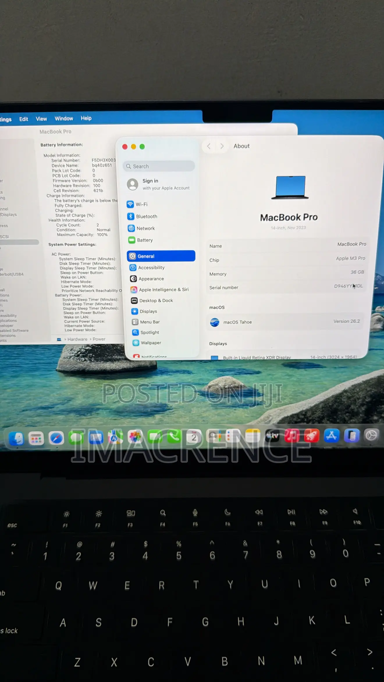 New Laptop Apple MacBook Pro 2023 M3 Pro 36GB Apple M3 Pro SSD 512GB