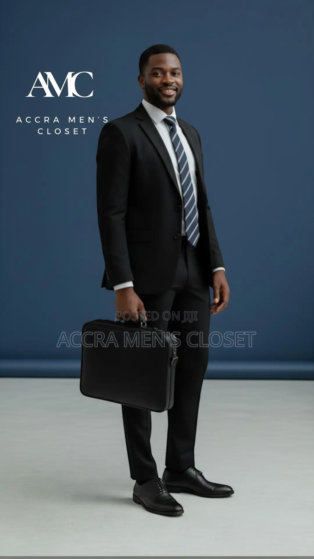 Men’S Slim Fit Black Suit – 2 Piece Business Evening Suit