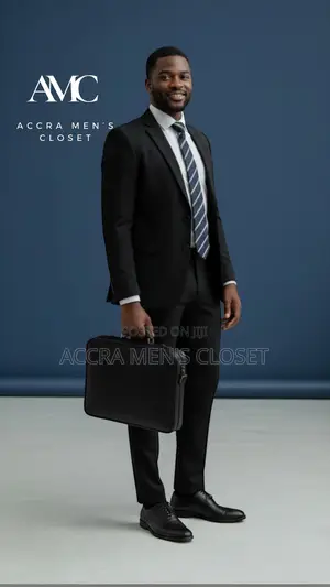 Men’S Slim Fit Black Suit – 2 Piece Business Evening Suit