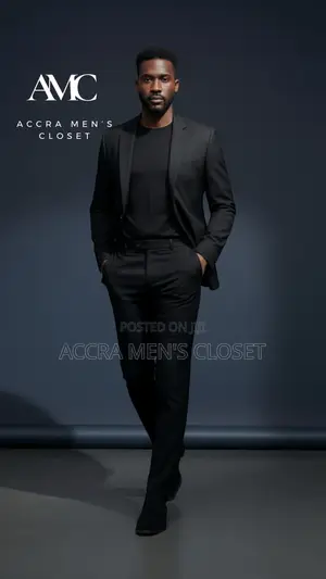 Men’S Slim Fit Black Suit – 2 Piece Business Evening Suit