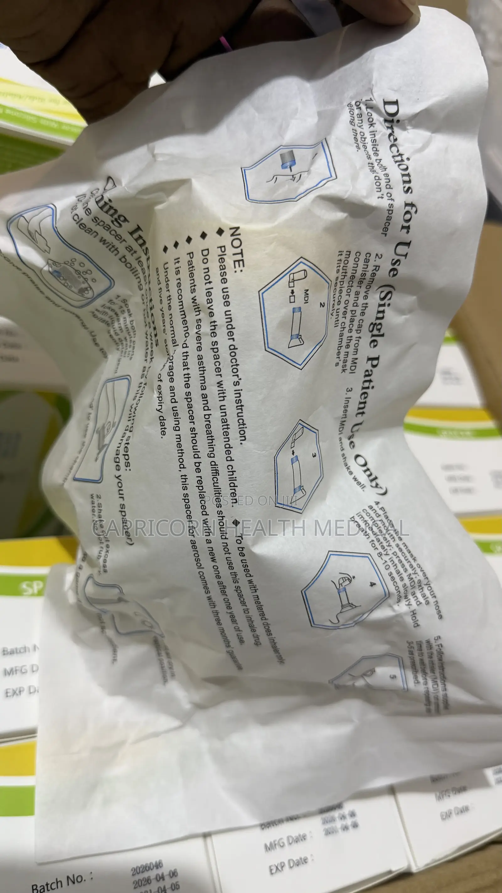 Asthma Inhaler Spacer