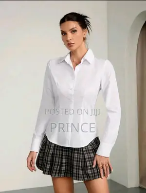 Zara White Long Shirts